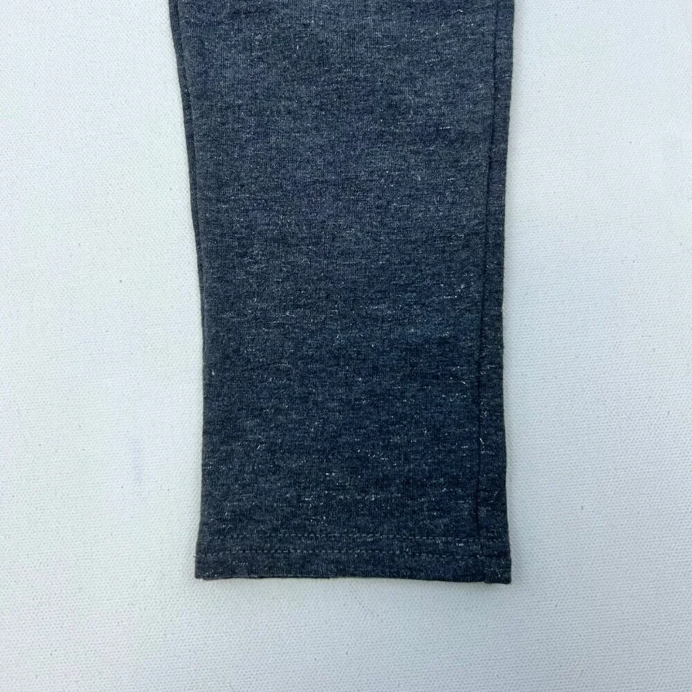 Matilda Jane Women’s Glitter Ankle Leggings Mid Rise Gray Size Medium New
